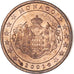 Monaco, Rainier III, Euro Cent, 2001, Paris, EF(40-45), Copper Plated Steel