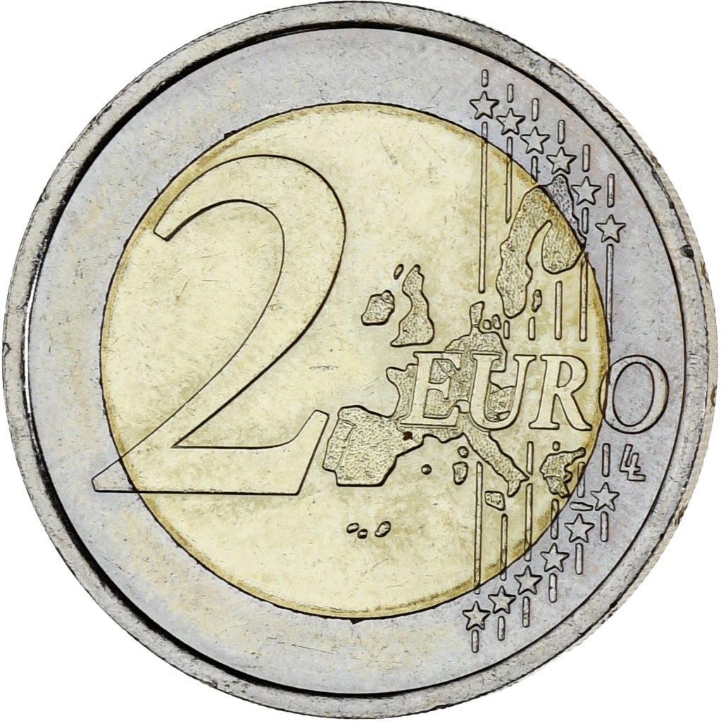 Monaco, Rainier III, 2 Euro, 2001, Paris, MS(63), Bi-Metallic