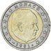 Monaco, Rainier III, 2 Euro, 2001, Paris, MS(63), Bi-Metallic