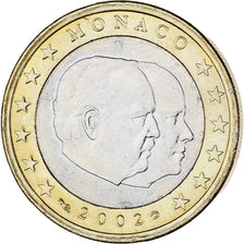 Monaco, Rainier III, Euro, 2002, Paris, MS(63), Bi-Metallic, Gadoury:MC178