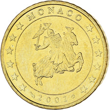 Monaco, Rainier III, 50 Euro Cent, 2002, Paris, MS(63), Brass, Gadoury:MC177