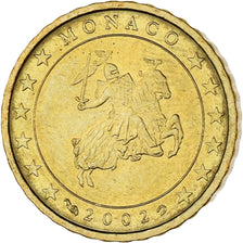 Monaco, Rainier III, 10 Euro Cent, 2002, Paris, MS(63), Brass, Gadoury:MC175
