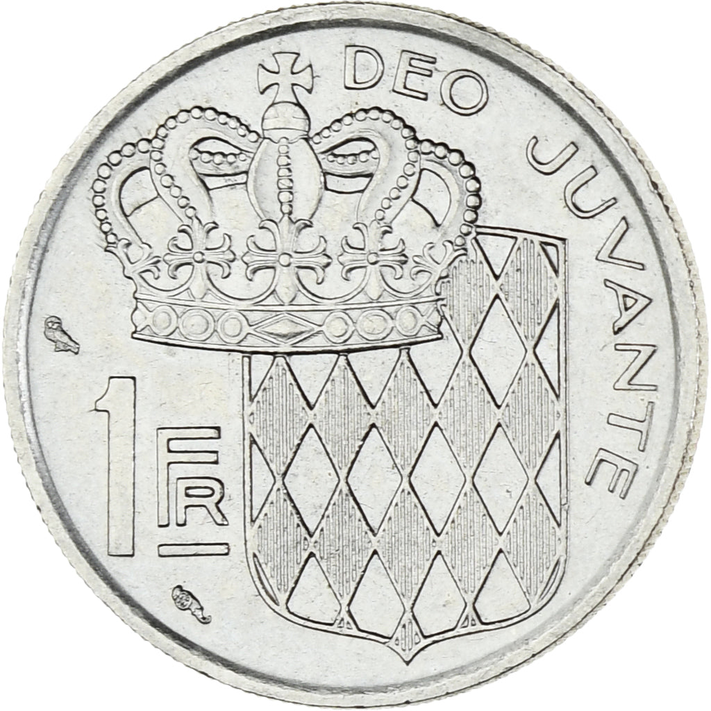 Monaco, Rainier III, Franc, 1968, VZ+, Nickel, KM:140, Gadoury:MC 150
