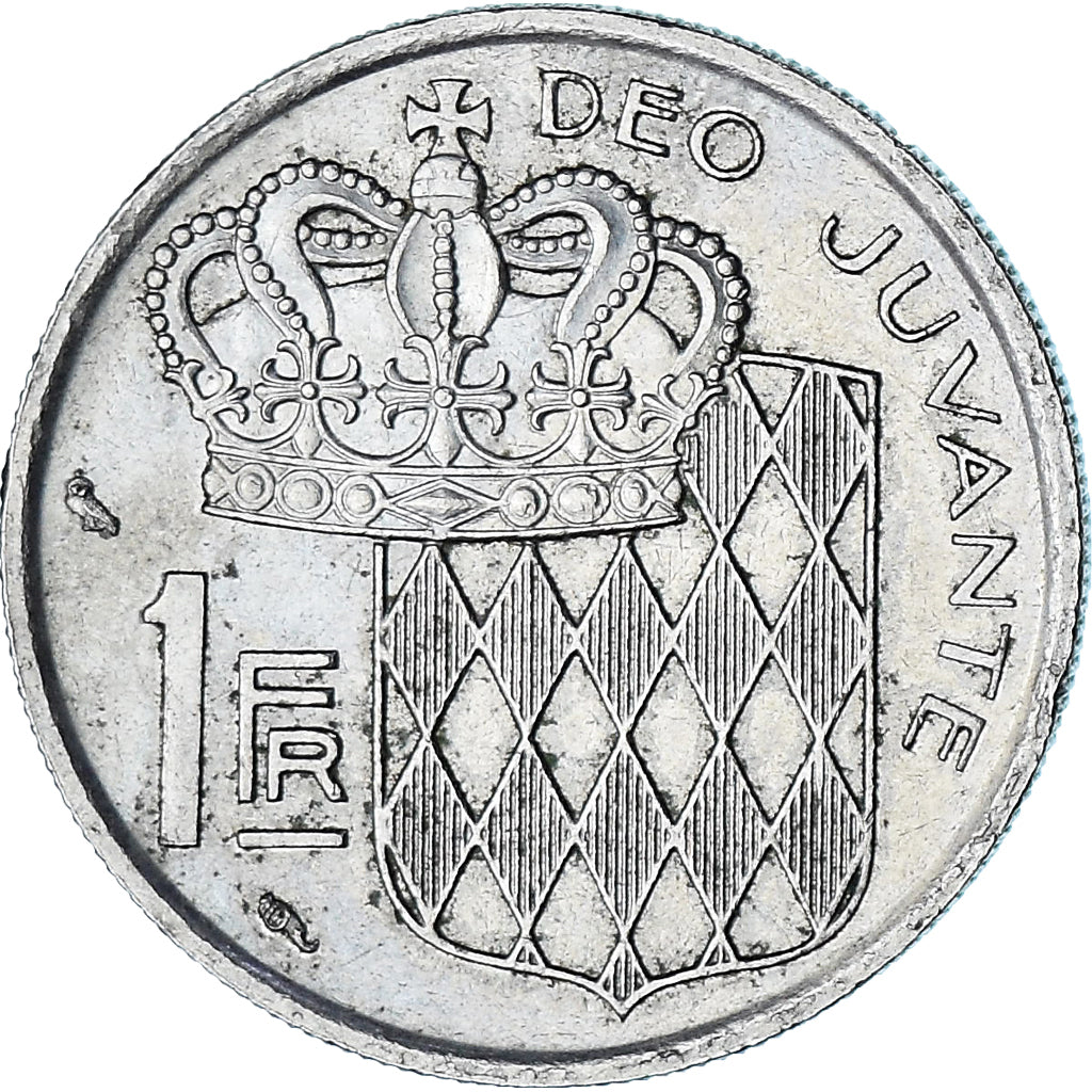 Monaco, Rainier III, Franc, 1968, AU(55-58), Nickel, KM:140, Gadoury:MC 150