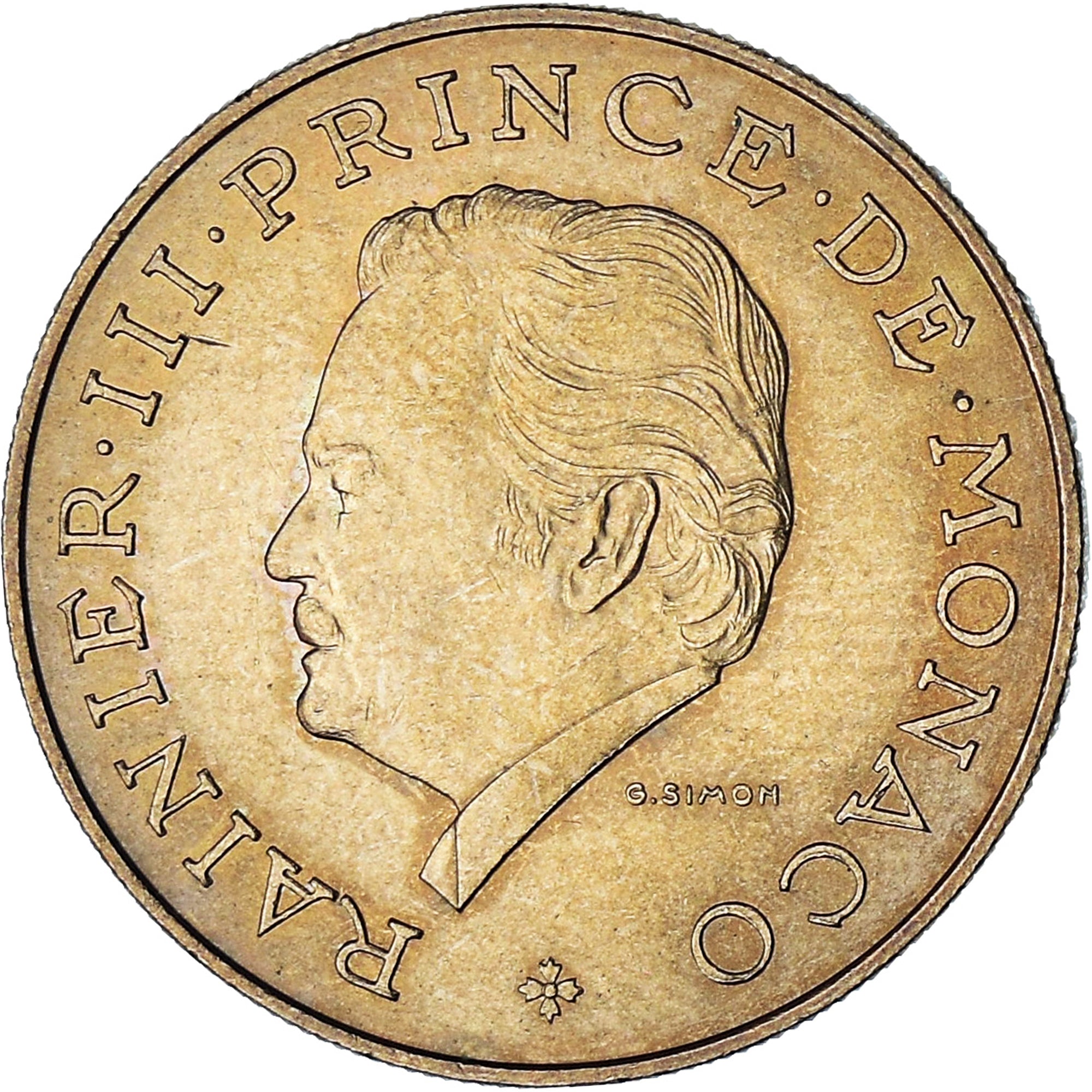 Monaco, Rainier III, 10 Francs, 1982, AU(55-58), Copper-Nickel-Aluminum, KM:154