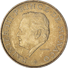 Monaco, Rainier III, 10 Francs, 1982, AU(55-58), Copper-Nickel-Aluminum, KM:154