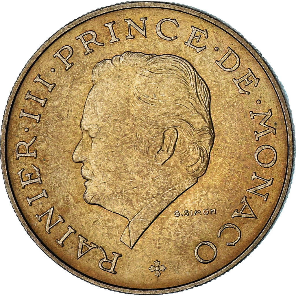 Monaco, Rainier III, 10 Francs, 1982, BB, Rame-nichel-alluminio, KM:154