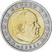 Monaco, Rainier III, 2 Euro, 2001, Paris, AU(55-58), Bi-Metallic, Gadoury:MC179
