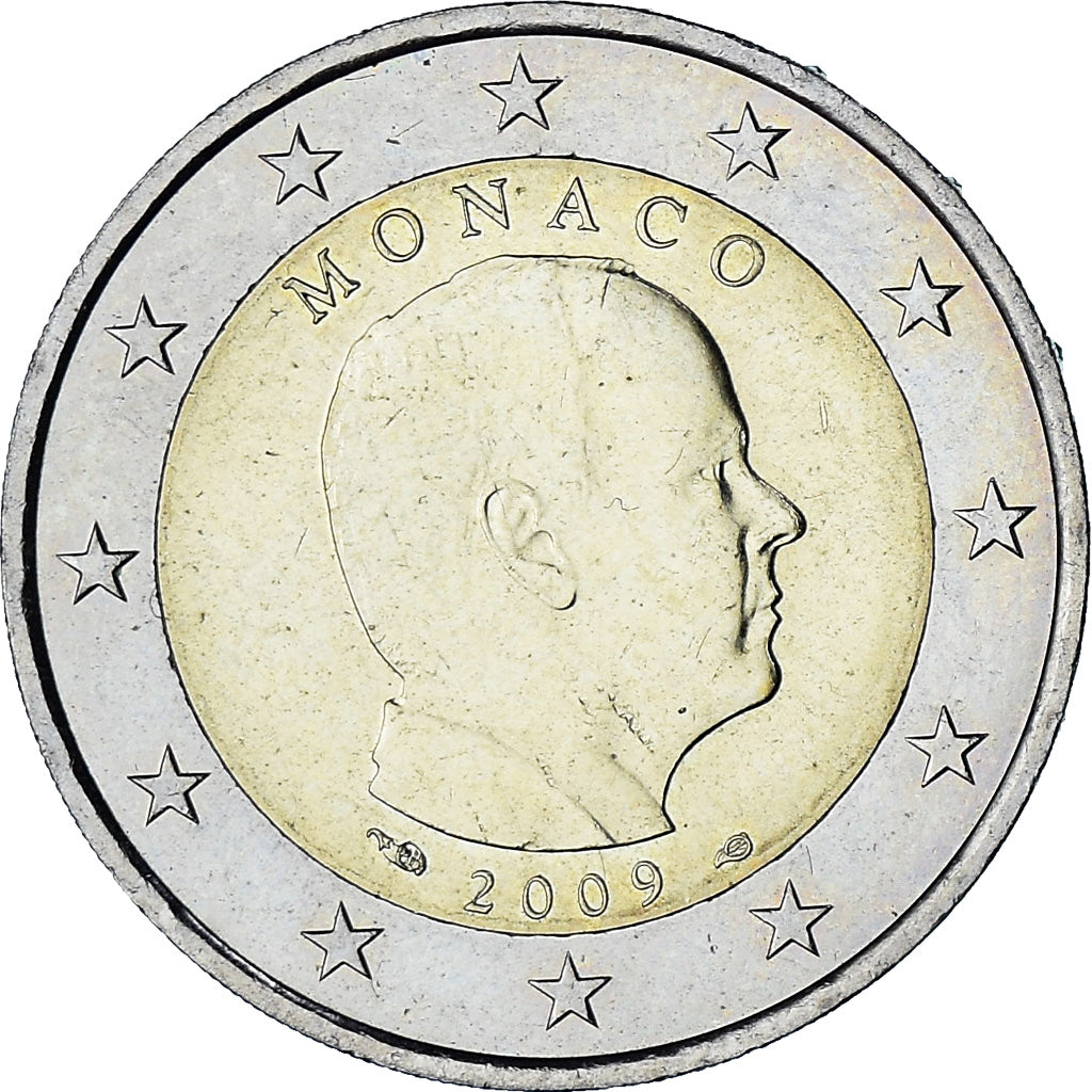 Monaco, Albert II, 2 Euro, 2009, Paris, SUP, Bimétallique, Gadoury:MC196