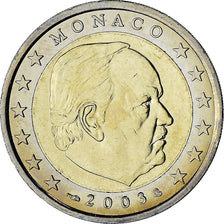 Monaco, Rainier III, 2 Euro, 2003, Paris, MS(63), Bi-Metallic, Gadoury:MC179