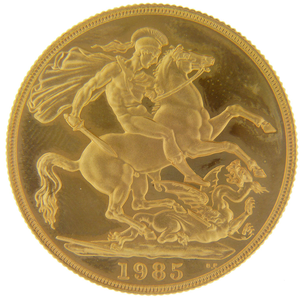 Great Britain, 2 Pounds, 1985, London, KM #944, MS(65-70), Gold, 16.04