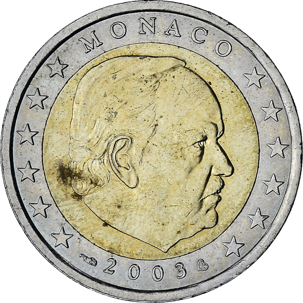 Monaco, Rainier III, 2 Euro, 2003, Paris, SUP, Bimétallique, Gadoury:MC179