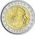 Monaco, Rainier III, 2 Euro, 2003, Paris, AU(55-58), Bi-Metallic, Gadoury:MC179