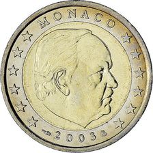 Monaco, Rainier III, 2 Euro, 2003, Paris, AU(55-58), Bi-Metallic, Gadoury:MC179