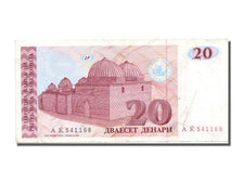 Macedonia, 20 Denari, 1993, KM #10a, AU(50-53), AK