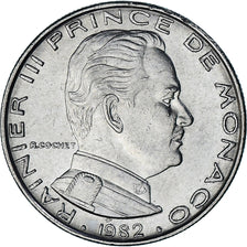 Monaco, Rainier III, Franc, 1982, AU(55-58), Nickel, KM:140, Gadoury:MC 150