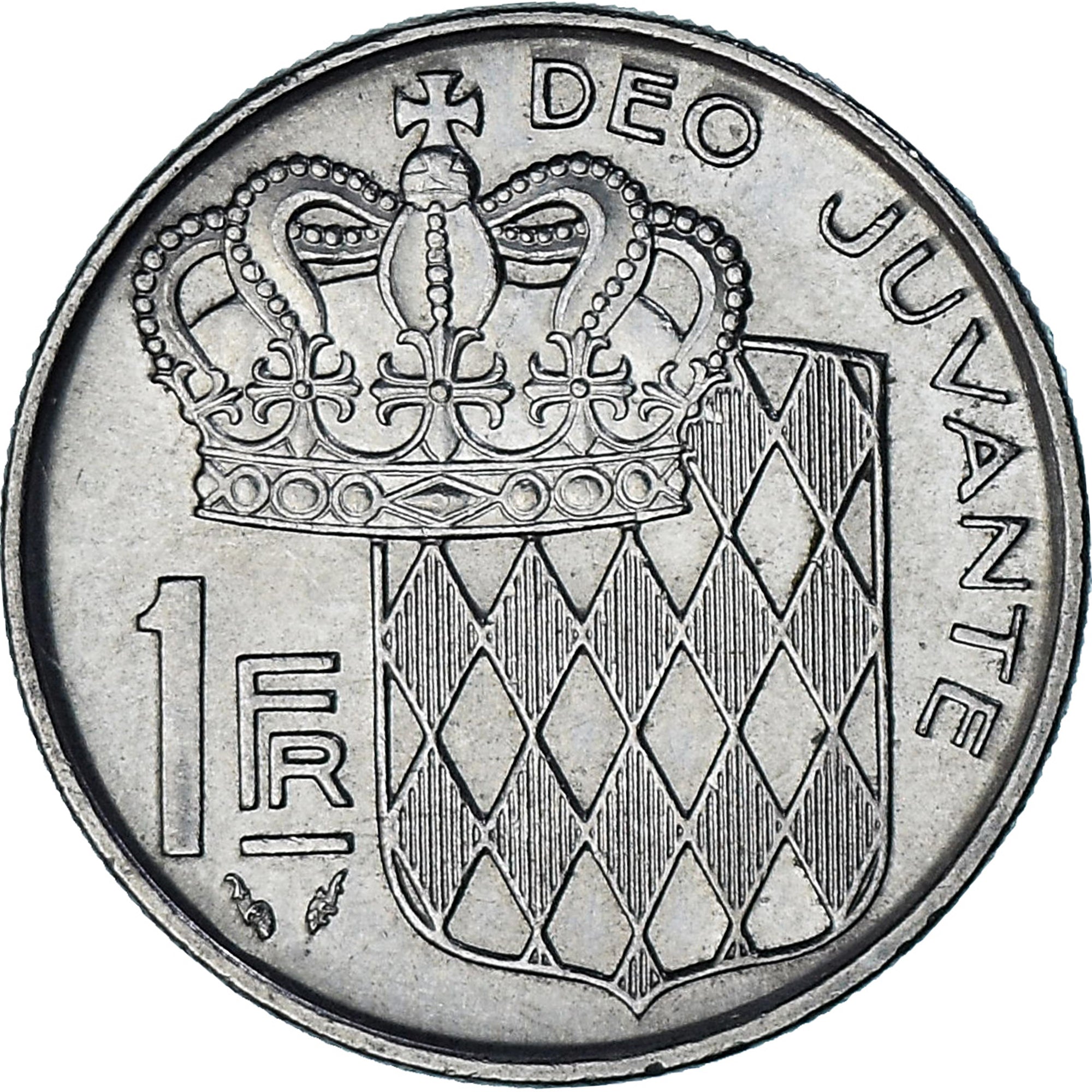 Monaco, Rainier III, Franc, 1982, AU(55-58), Nickel, KM:140, Gadoury:MC 150