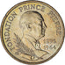 Mónaco, Rainier III, 10 Francs, 1989, SC, Níquel - aluminio - bronce, KM:162