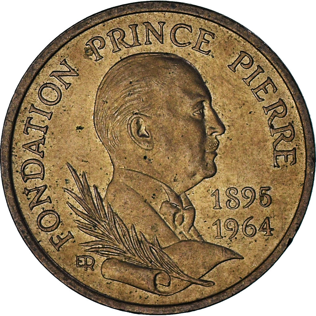 Monaco, Rainier III, 10 Francs, 1989, EF(40-45), Nikiel-Aluminium-Brąz, KM:162