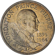 Monaco, Rainier III, 10 Francs, 1989, EF(40-45), Nikiel-Aluminium-Brąz, KM:162