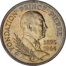 Monaco, Rainier III, 10 Francs, 1989, EF(40-45), Nikiel-Aluminium-Brąz, KM:162