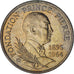 Monaco, Rainier III, 10 Francs, 1989, EF(40-45), Nikiel-Aluminium-Brąz, KM:162