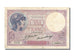 Banknot, Francja, 5 Francs, Violet, 1927, 1927-11-30, AU(50-53), Fayette:3.11