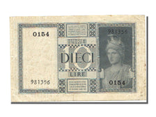 Italy, 10 Lire, 1935, KM #25a, AU(50-53), O