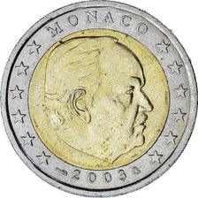 Monaco, Rainier III, 2 Euro, 2003, Paris, AU(50-53), Bi-Metallic, Gadoury:MC179