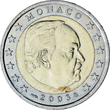 Monaco, Rainier III, 2 Euro, 2003, Paris, AU(50-53), Bi-Metallic, Gadoury:MC179