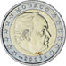 Monaco, Rainier III, 2 Euro, 2003, Paris, AU(50-53), Bi-Metallic, Gadoury:MC179