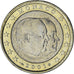 Monaco, Rainier III, Euro, 2001, Paris, AU(50-53), Bi-Metallic, Gadoury:MC178