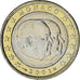 Monaco, Rainier III, Euro, 2001, Paris, AU(50-53), Bi-Metallic, Gadoury:MC178