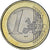 Monaco, Rainier III, Euro, 2001, Paris, SS+, Bi-Metallic, Gadoury:MC178, KM:173