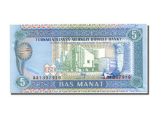 Turkmenistan, 5 Manat, 1993, KM #2, UNC(65-70), AA