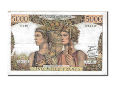Banknote, France, 5000 Francs, 5 000 F 1949-1957 ''Terre et Mer'', 1956