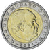 Monaco, Rainier III, 2 Euro, 2001, Paris, AU(55-58), Bi-Metallic, Gadoury:MC179