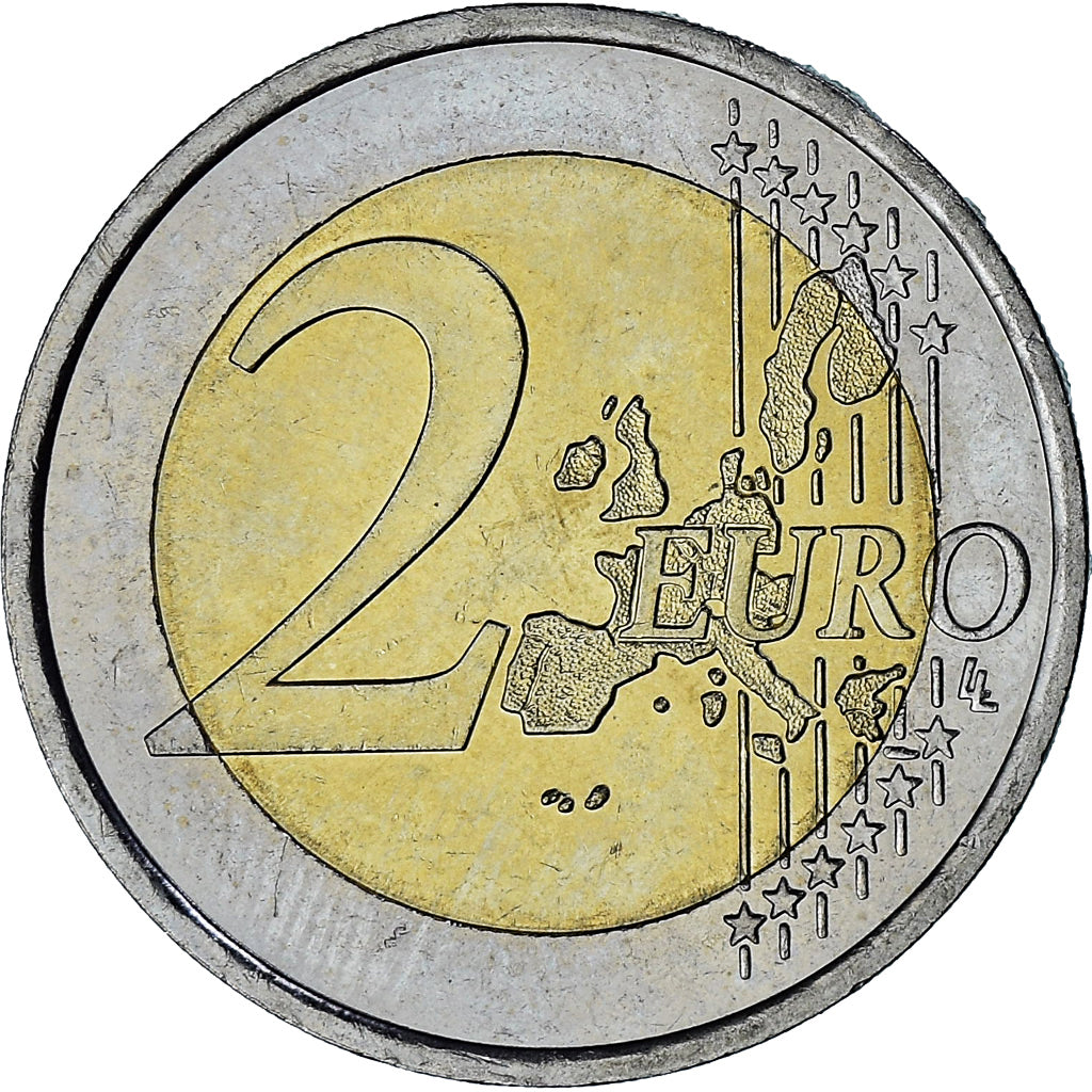 Monaco, Rainier III, 2 Euro, 2001, Paris, AU(55-58), Bi-Metallic, Gadoury:MC179