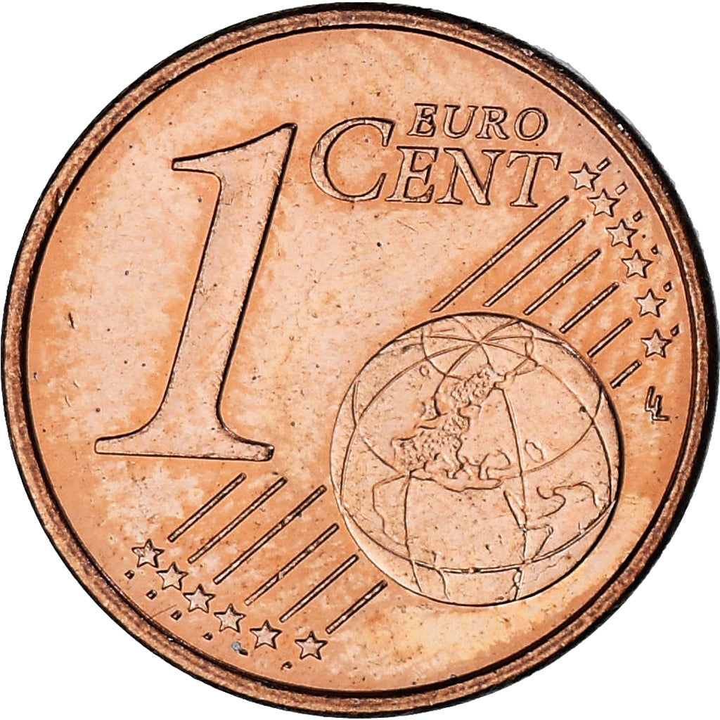 Monaco, Rainier III, Euro Cent, 2001, Paris, MS(63), Copper Plated Steel