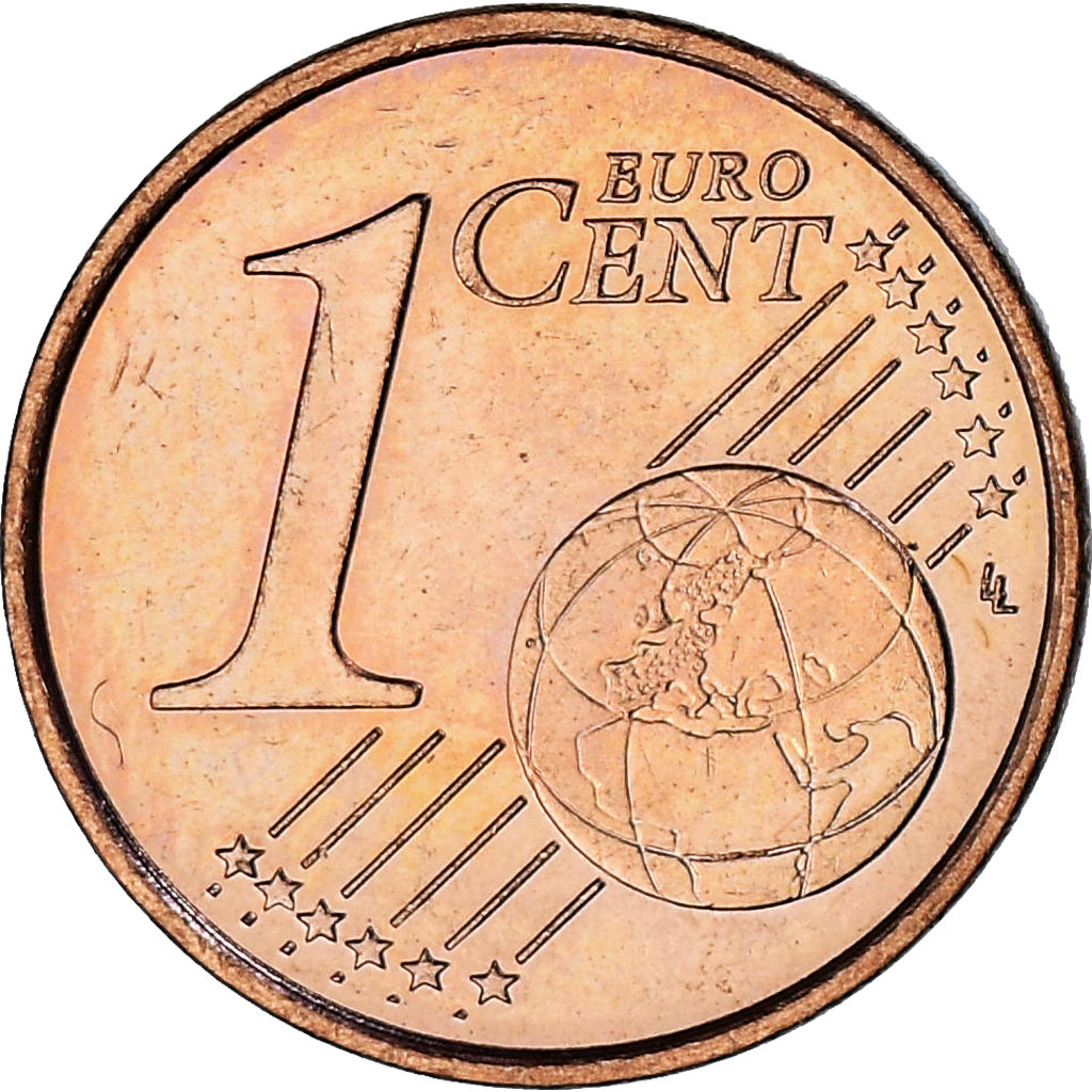 Monaco, Rainier III, Euro Cent, 2001, Paris, MS(63), Copper Plated Steel