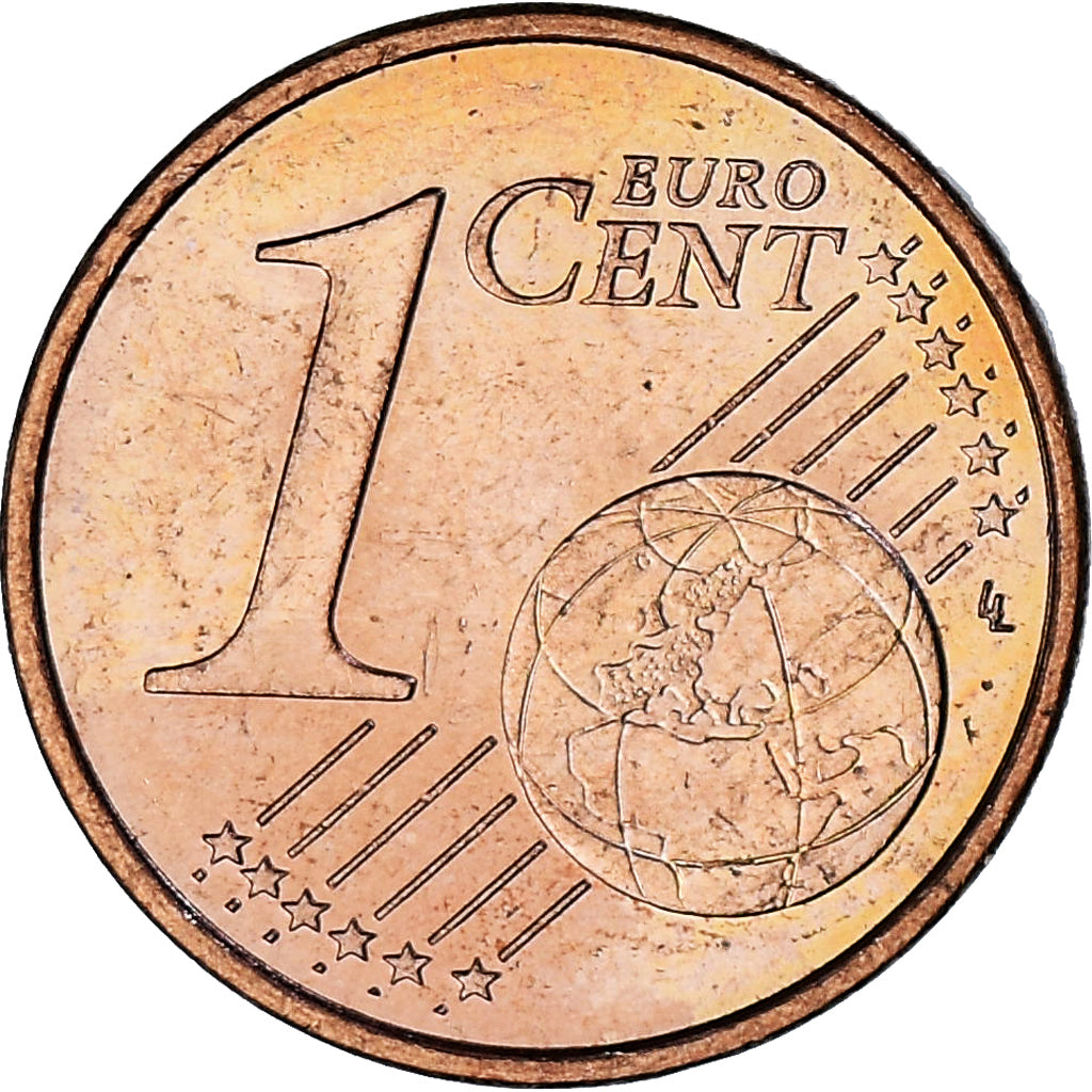 Monaco, Rainier III, Euro Cent, 2001, Paris, MS(63), Copper Plated Steel