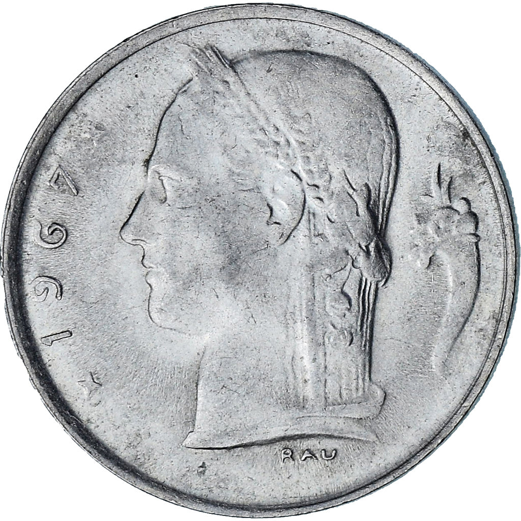 België, Franc, 1967, Cupro-nikkel, ZF, KM:142.1