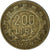 Italia, 200 Lire, 1979, Rome, Aluminio - bronce, MBC, KM:105