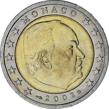 Monaco, Rainier III, 2 Euro, 2002, Paris, AU(55-58), Bi-Metallic, Gadoury:MC179