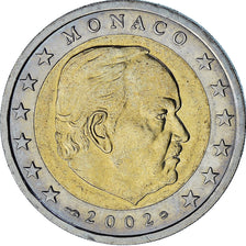 Monaco, Rainier III, 2 Euro, 2002, Paris, AU(55-58), Bi-Metallic, Gadoury:MC179