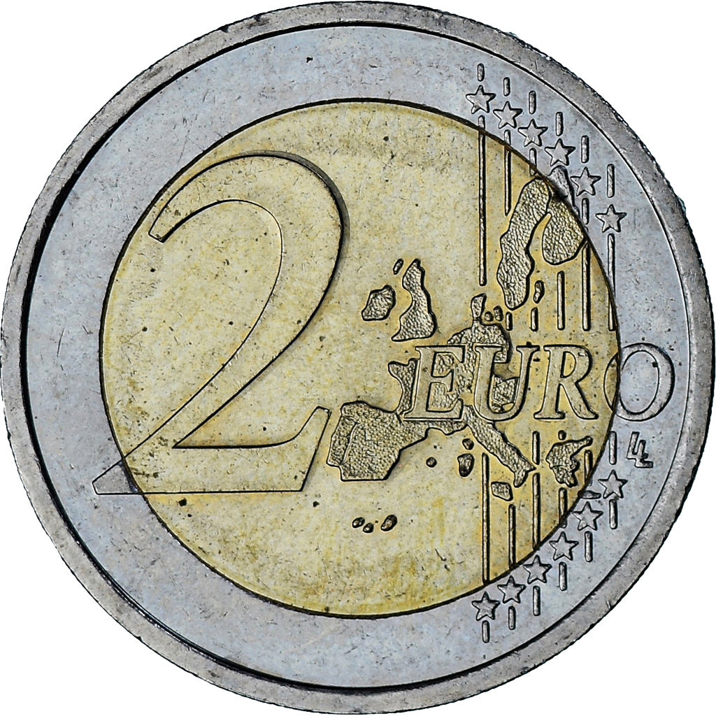 Monaco, Rainier III, 2 Euro, 2002, Paris, AU(55-58), Bi-Metallic, Gadoury:MC179