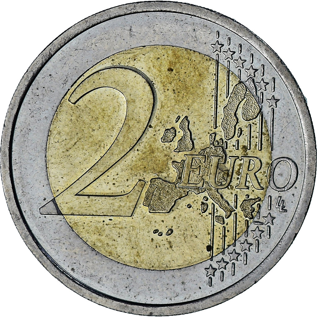 Monaco, Rainier III, 2 Euro, 2002, Paris, AU(55-58), Bi-Metallic, Gadoury:MC179
