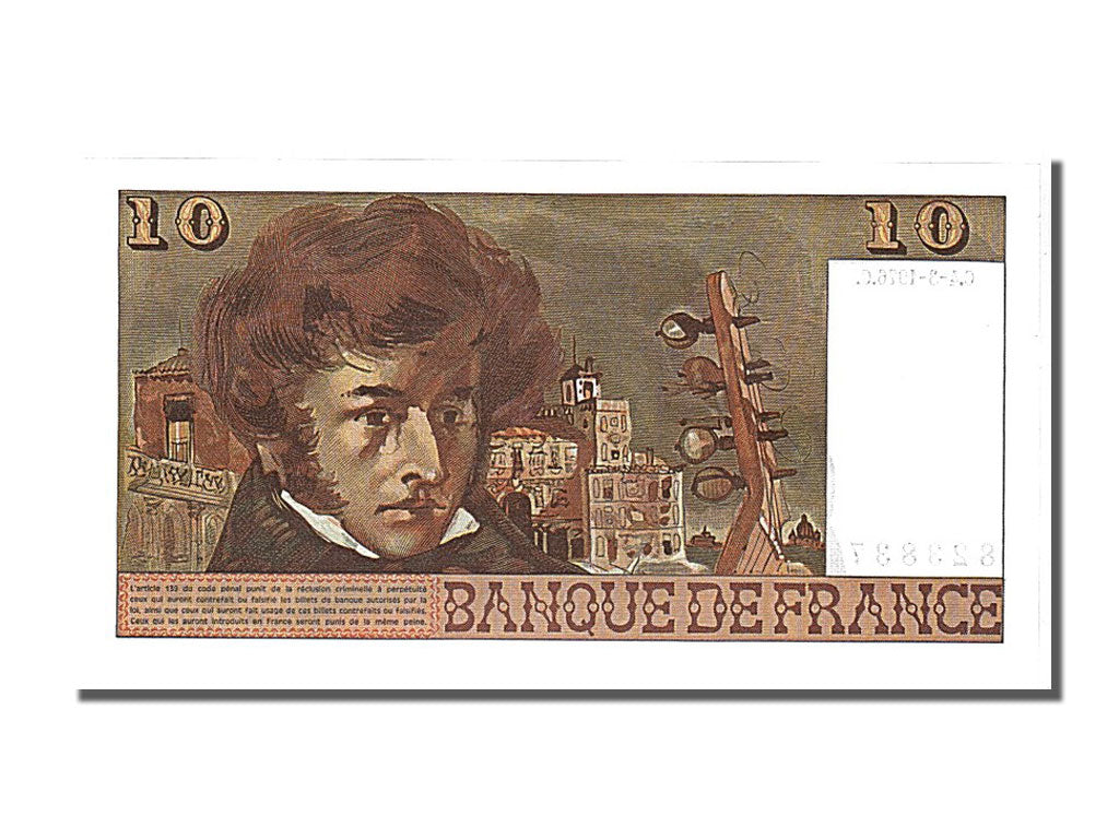 Billet, France, 10 Francs, 10 F 1972-1978 ''Berlioz'', 1976, 1976-03-04, NEUF