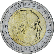 Monaco, Rainier III, 2 Euro, 2002, Paris, SS, Bi-Metallic, Gadoury:MC179, KM:174