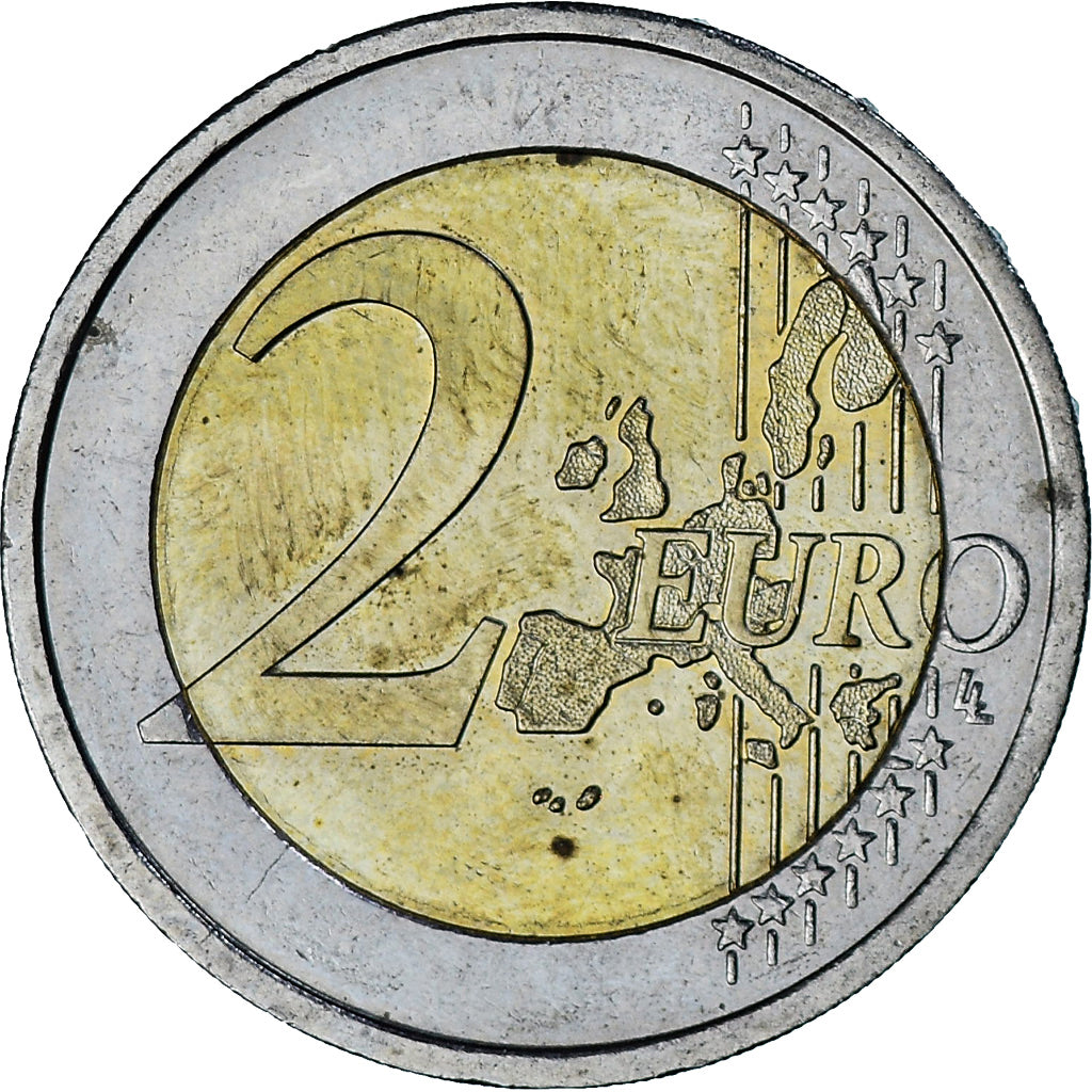 Monaco, Rainier III, 2 Euro, 2002, Paris, SS, Bi-Metallic, Gadoury:MC179, KM:174